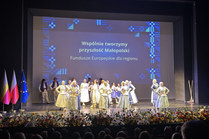 Uroczysta gala ,,Wspólnie tworzymy przyszłość Małopolski. Fundusze Europejskie dla Małopolski”