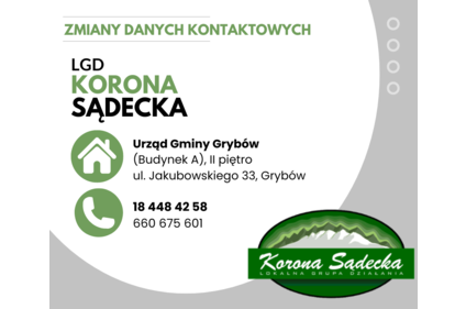 Zmiana danych kontaktowych